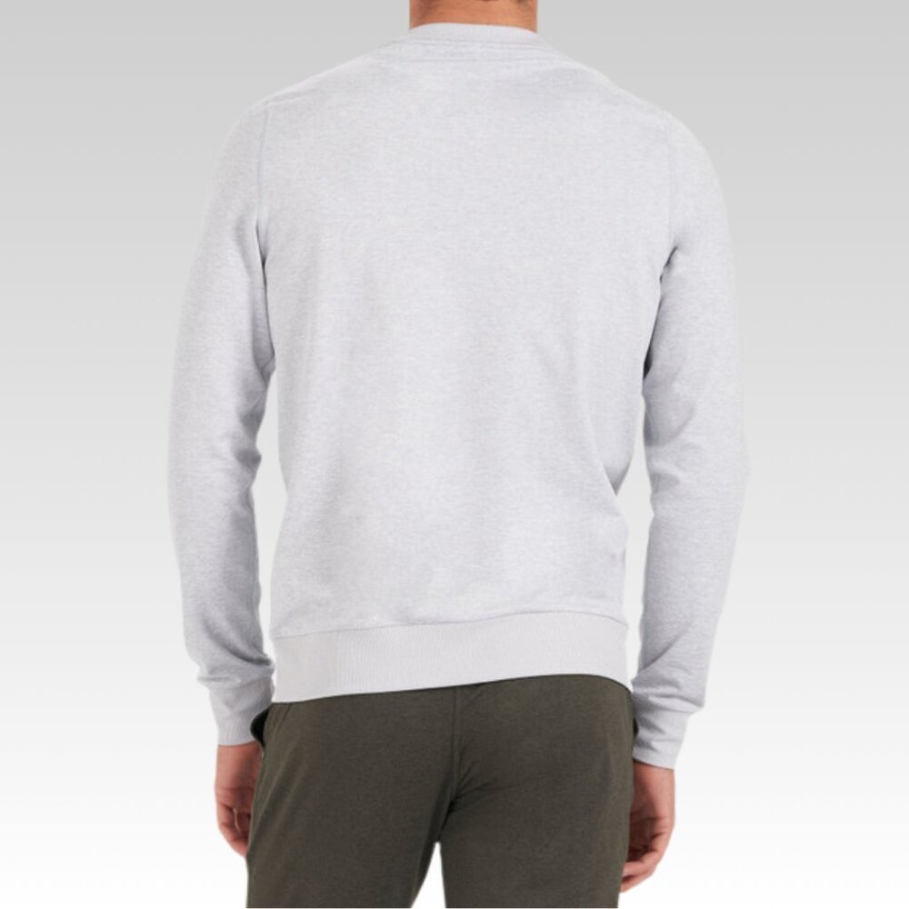 vuori Men's Ponto Performance Crew in Platinum Heather - XL - Picture 4 of 16